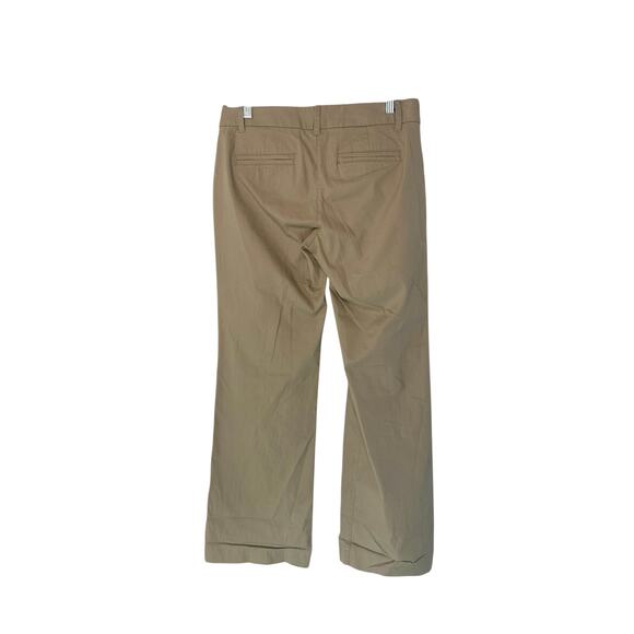 J.Crew City Fit Pants Tank Khaki Stretch Boot Cut Office Work Career Size 2S - Picture 8 of 9